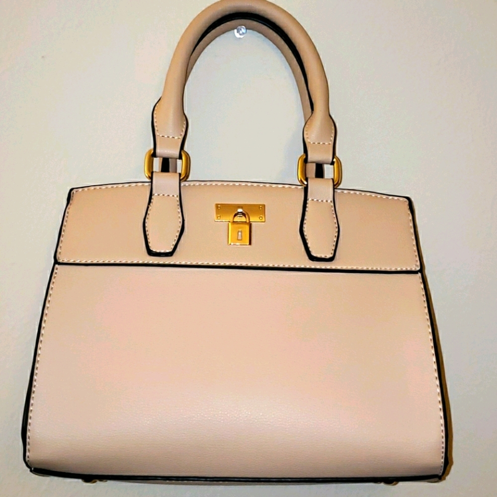 Pink Pastel Leather Handbag